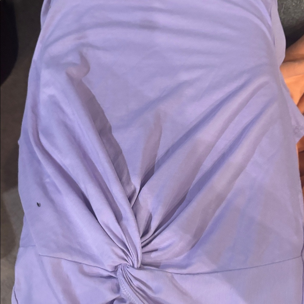 Lavender Ruched shirt